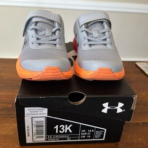 NWT! Under Armour kids sneakers size 13K